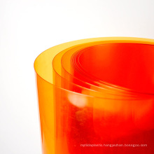 Wholesale Orange PVC Plastic Transparent Sheet with Good Quality